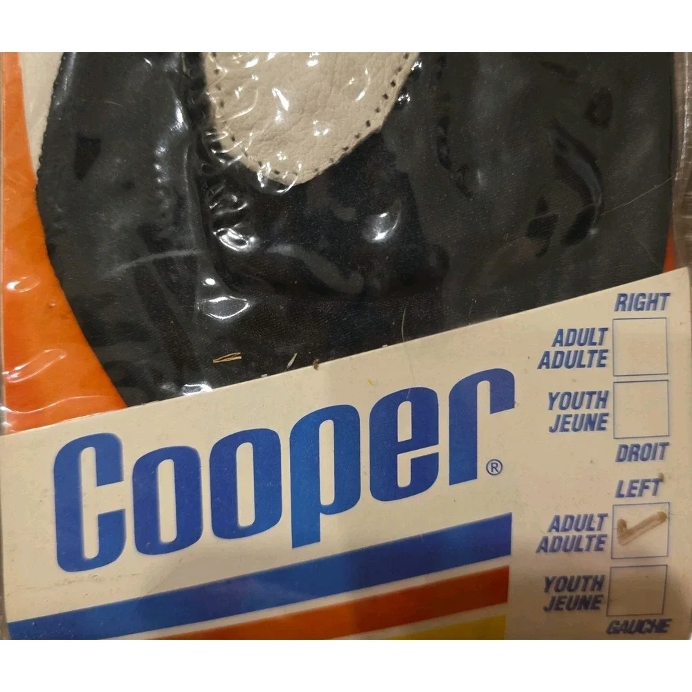 Vintage Cooper Viscolas Power Palm‎ Glove Adult Left Black New